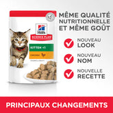 Hill's SCIENCE PLAN Aliment Humide Chat Sauce pour Chaton Poulet - sachet repas 85 G